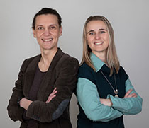 Antje Hoffleit und Dr. Katrin Werwick von der Medizinischen Fakultät der Universität Magdeburg